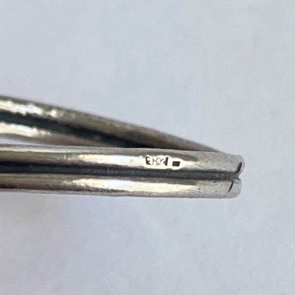 Vintage Tigers Eye Sterling Silver Ring Cocktail Oval Cabachon Stone Size 6 - Picture 5 of 13